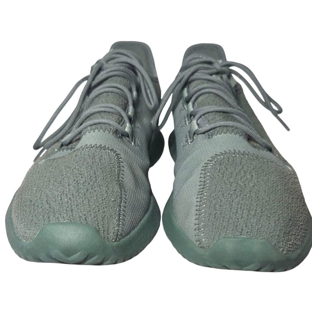 Adidas Tubular Shadow Green Lace Up Woven Running Sneakers Men's Size 10.5 - Picture 5 of 9